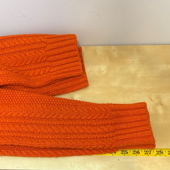 Tommy Hilfiger Vibrant Orange wool roll neck Turtleneck Sweater - Picture 11 of 11